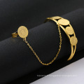Shangjie OEM Joyas Bracelet Arab Bracelet Moyen-Orient Bracelet Vintage Bracelet Éleury Coin Gold Gold Women Bracelet